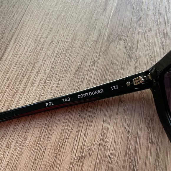 quay australia contured black square Polarized cat eye sunglasses eyewear NEW - Picture 3 of 6